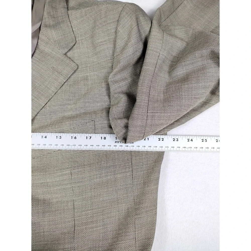 Ermenegildo Zegna Blazer Men's 45 Light Green High Performance Corpcore Workwear